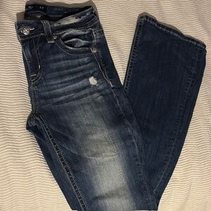 Miss Me Dark Blue Skinny Jeans